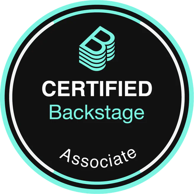 Certified Backstage Associate (CBA)